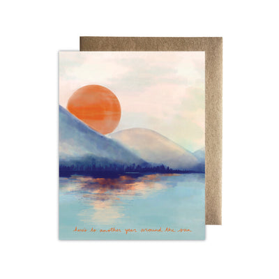 Greeting Card - here's to another year around the sun