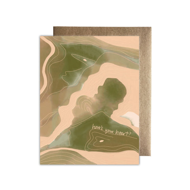 Greeting Card - How's your heart?
