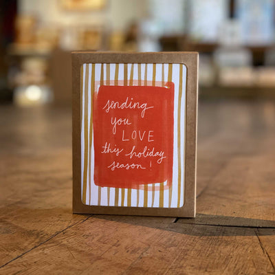 Greeting Cards (Box of 8) - Sending You Love This Holiday Season