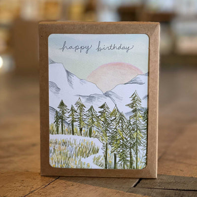 Greeting Cards (Box of 8) - Happy Birthday Forest