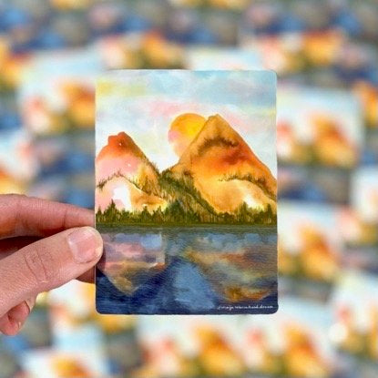 Sticker - Autumn Mountains