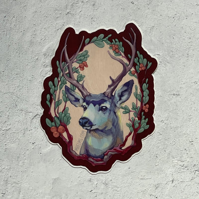 Mule Deer & Greenleaf Manzanita Sticker