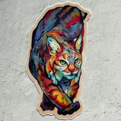 Colorcat Bobcat Sticker