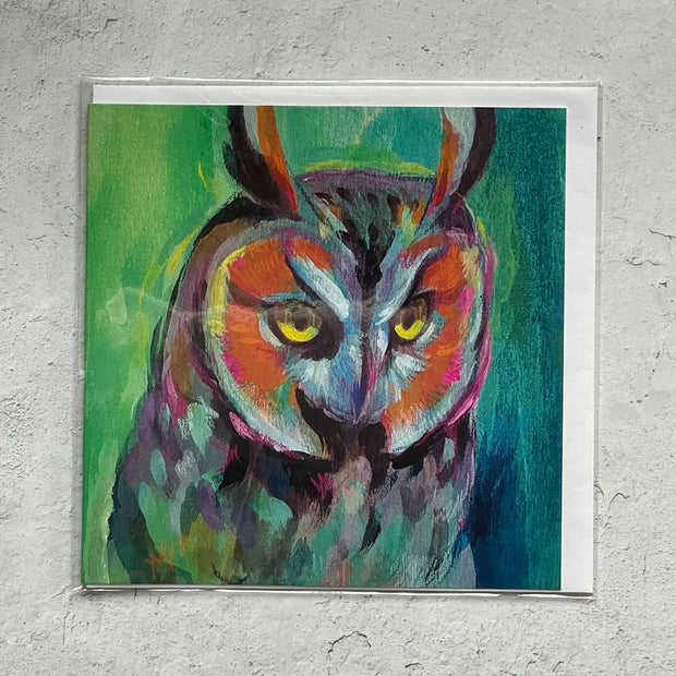 Long-Eared Owl Card