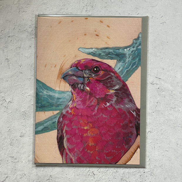 Purple Finch Card