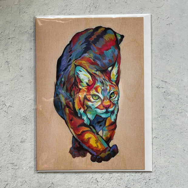 Colorcat Bobcat Card