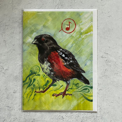 Spotted Towhee Card
