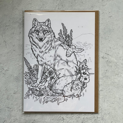 Wolf Species Of Concern Card