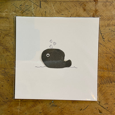 Whale 8x8 Print