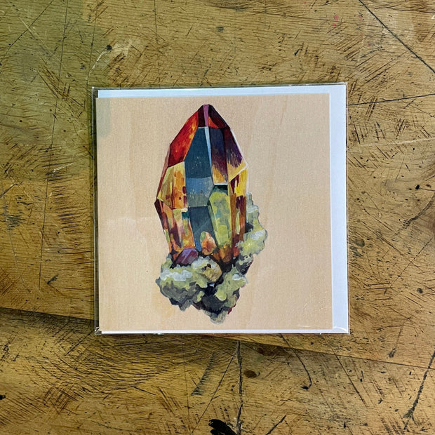 Minerals & Gems Rainbow Crystal Card
