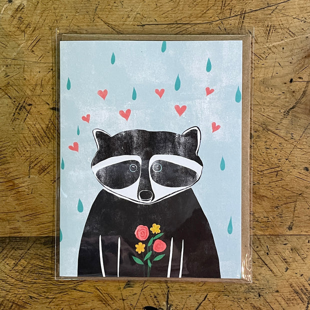 Raccoon - Blank Card