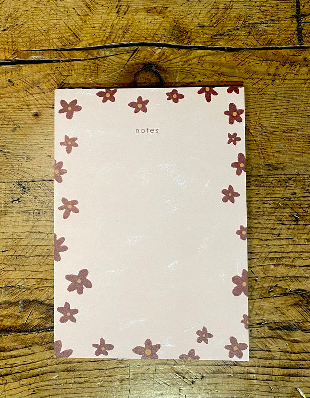Notepad (5”x7”) - Pink Florals