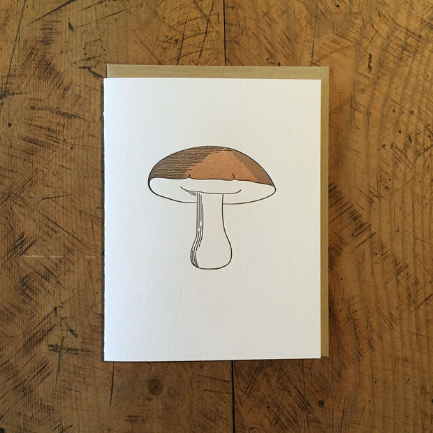 Mushroom Letterpress Cards