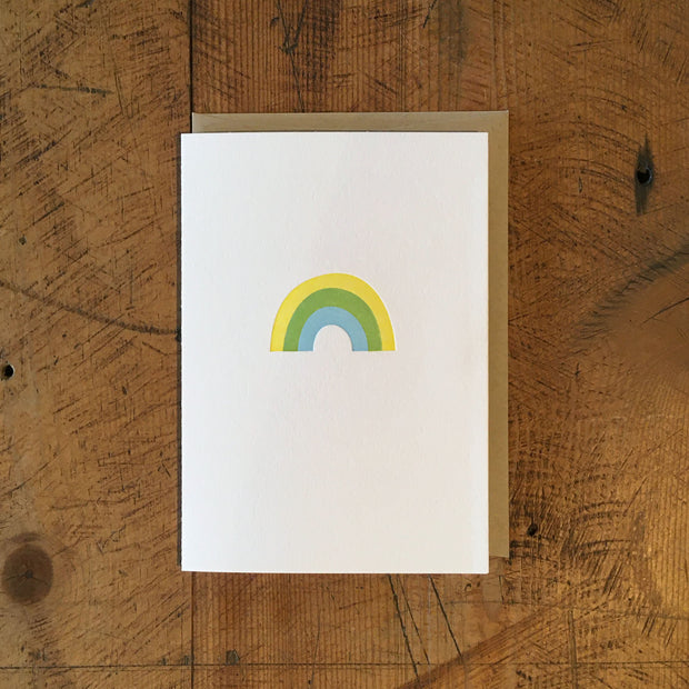 Rainbow Letterpress Cards