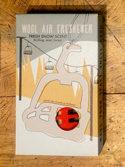 Wool Air Freshener Kit - Fresh Snow Scented (Chairlift)