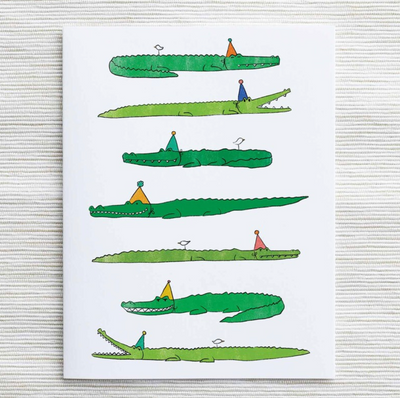 Alligator Birthday Card