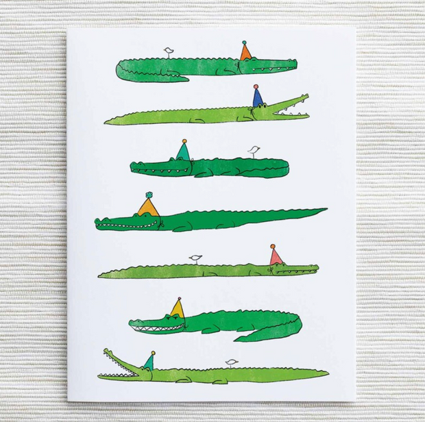 Alligator Birthday Card