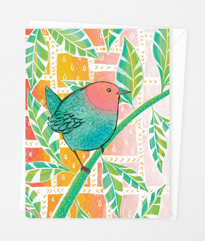 Magic Bird Greeting Card