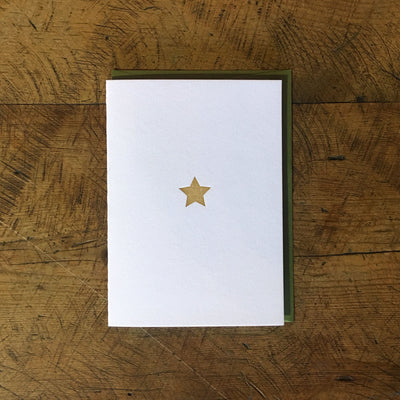 Gold Star Letterpress Holiday Cards