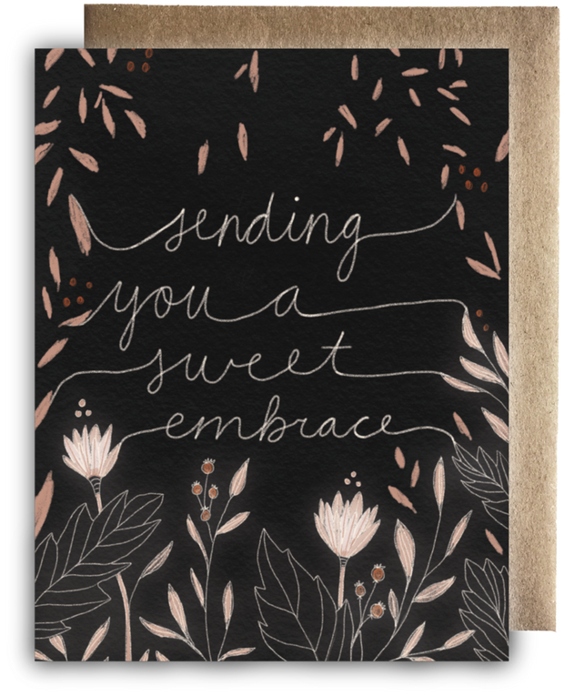 Send Embrace Sending you a sweet embrace Greeting Card – The Workhouse Bend