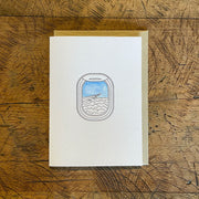 Up in the Clouds Letterpress Card