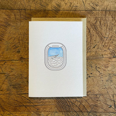 Up in the Clouds Letterpress Card