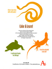High Desert Reptiles Coloring Book