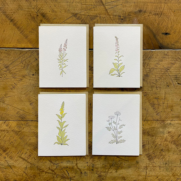 Wildflower Letterpress Cards
