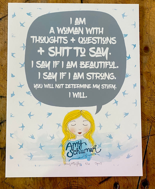 SPECIAL EDITION Amy Schumer 8x10 Print
