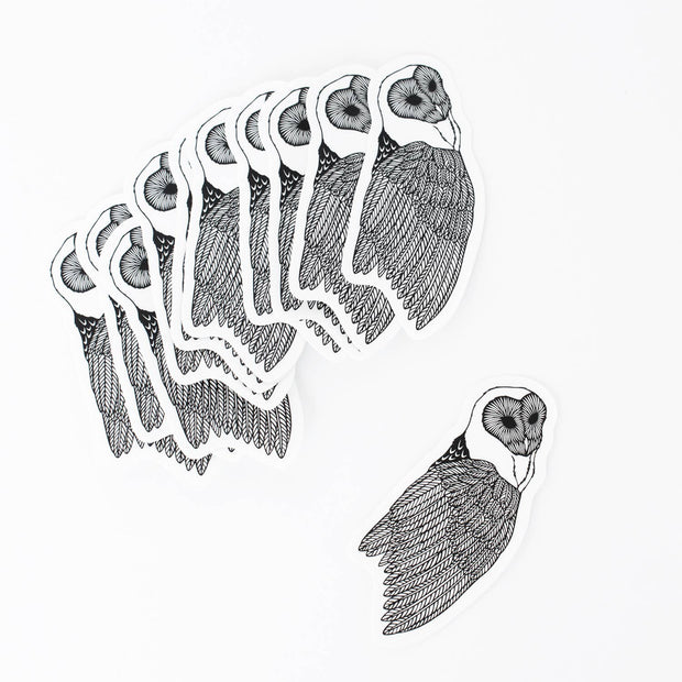 Vinyl Sticker - Barn Owl