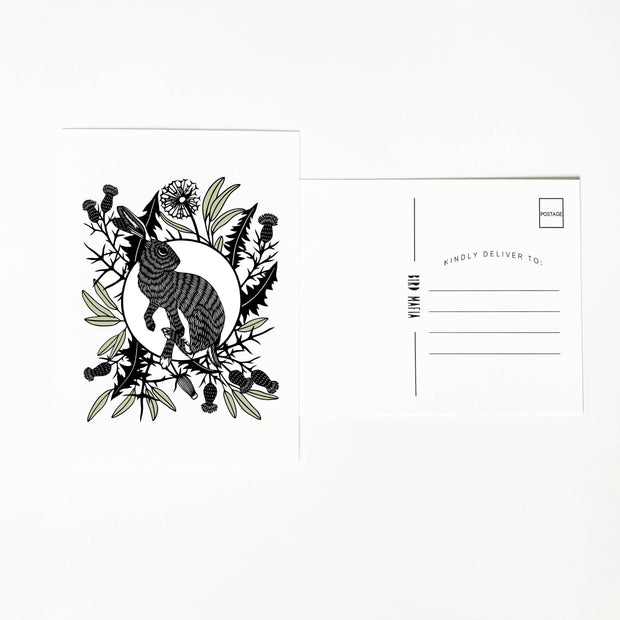 Postcard - Spring Rabbit