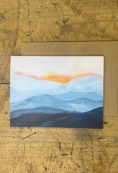 Blue Hills Greeting Card
