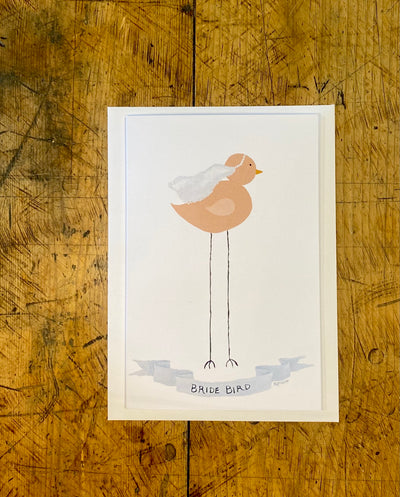 Bride Bird Greeting Card - 4x6