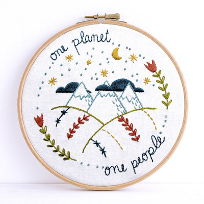 One Planet Embroidery Kit