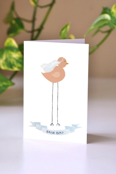 Bride Bird Greeting Card - 5x7