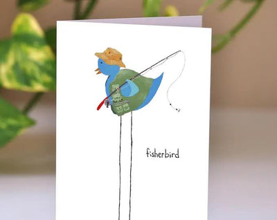 Fisher Bird Greeting Card - 4x6