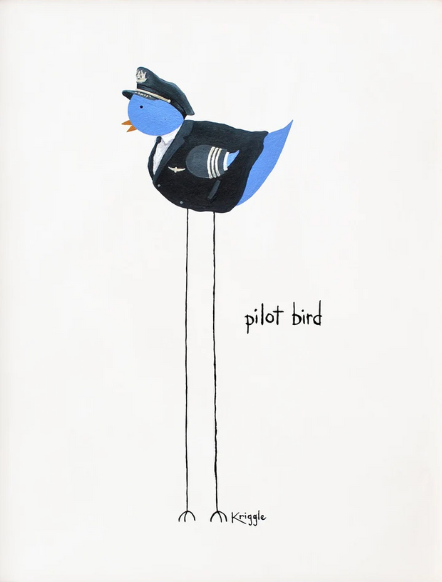 Pilot Bird Print - 8x10