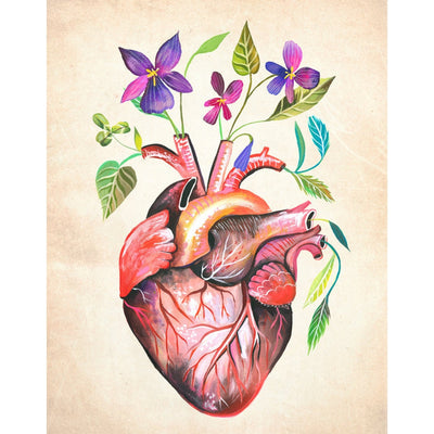 Garden Heart Print