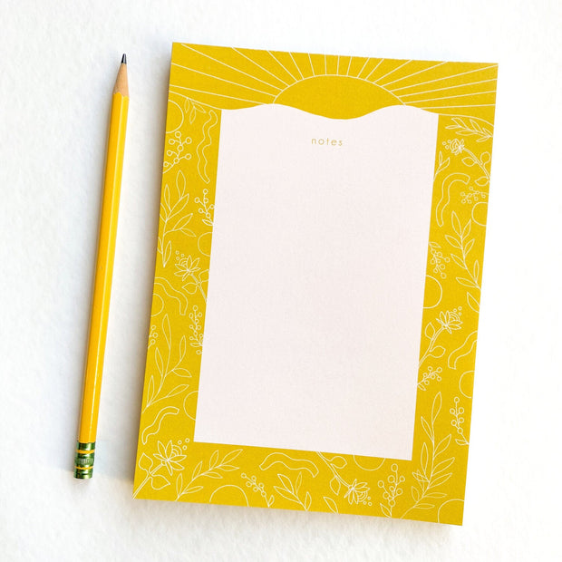 Notepad (5"x7") - Golden Sun