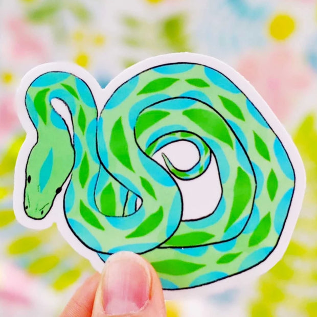 Green Snake sticker