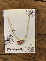 Teafly Flying Bird Necklace