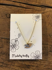 Teafly Flying Bird Necklace