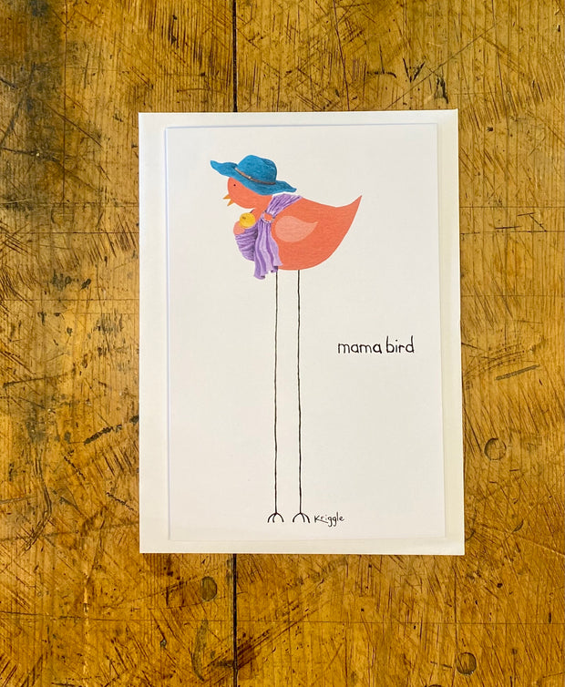 Mama Bird Greeting Card - 4x6