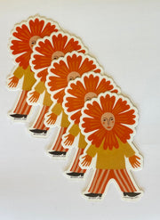 Flower Face Sticker