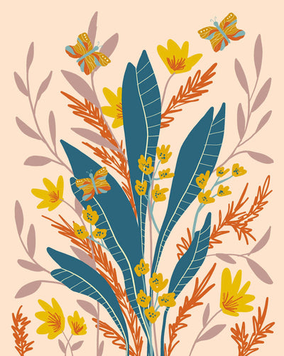 Print (8"x10") - Teal Plant