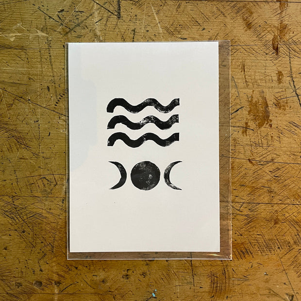 Tidal Luna Recycled Art Print 5x7"