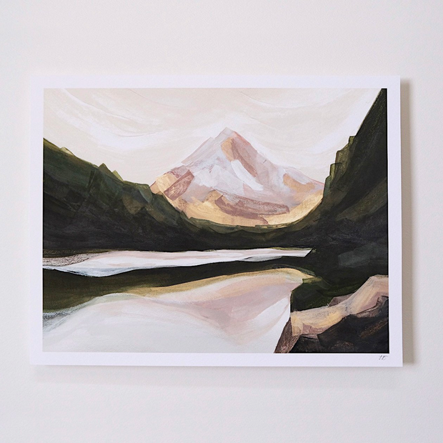 Trillium Lake Print - 11x14