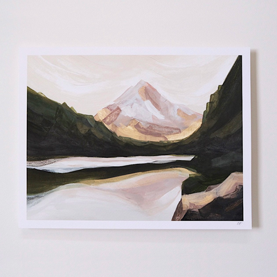 Trillium Lake Print - 8x10