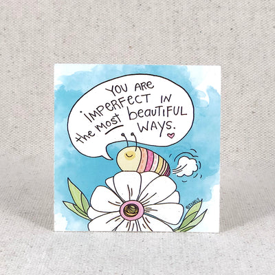 You Are Imperfect In The Most Beautiful Ways sticker by Teafly