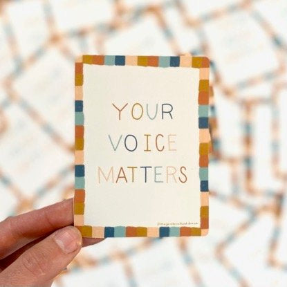 Sticker - Your Voice Matters
